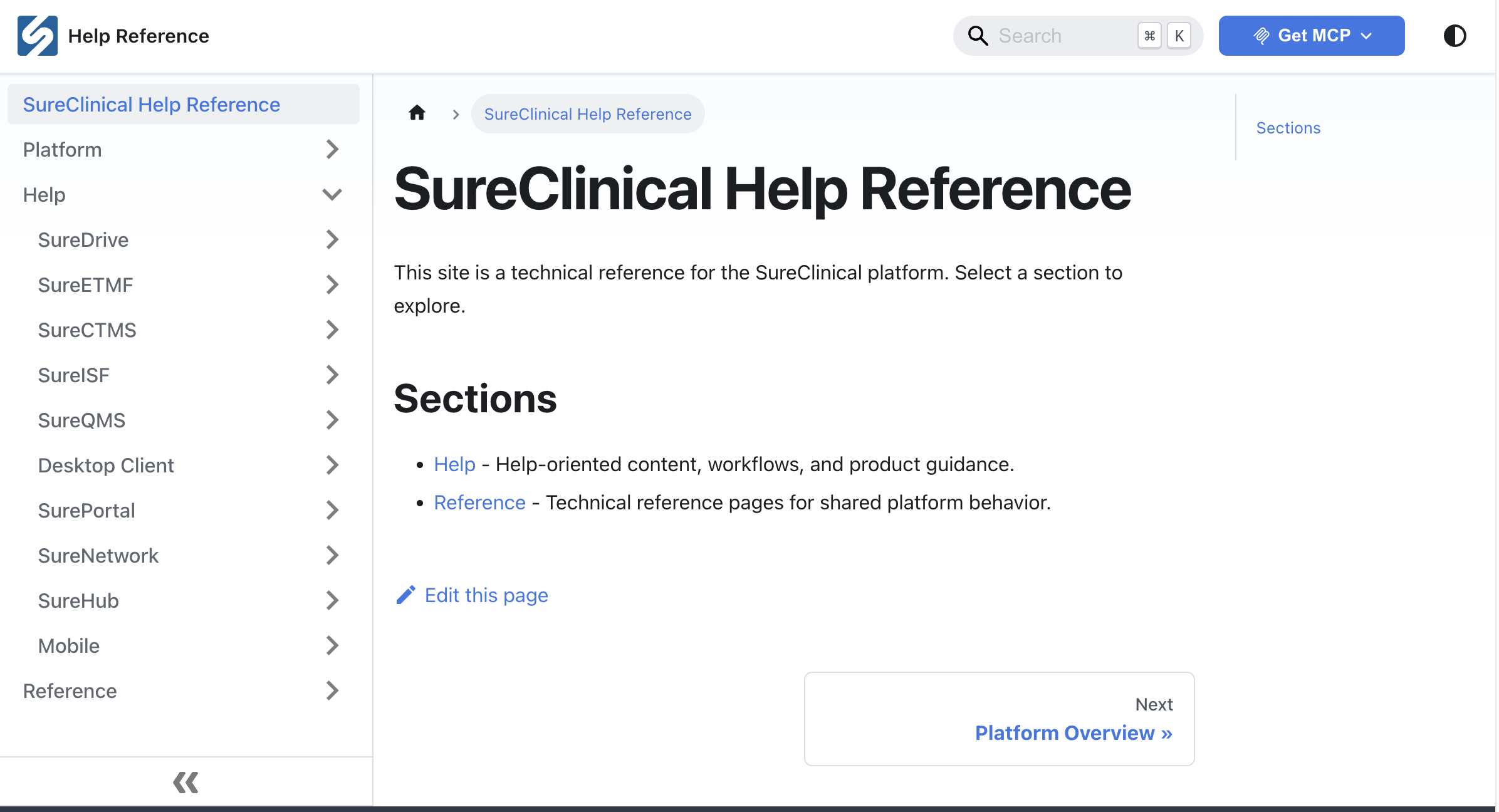 SureClinical Help with MCP Server